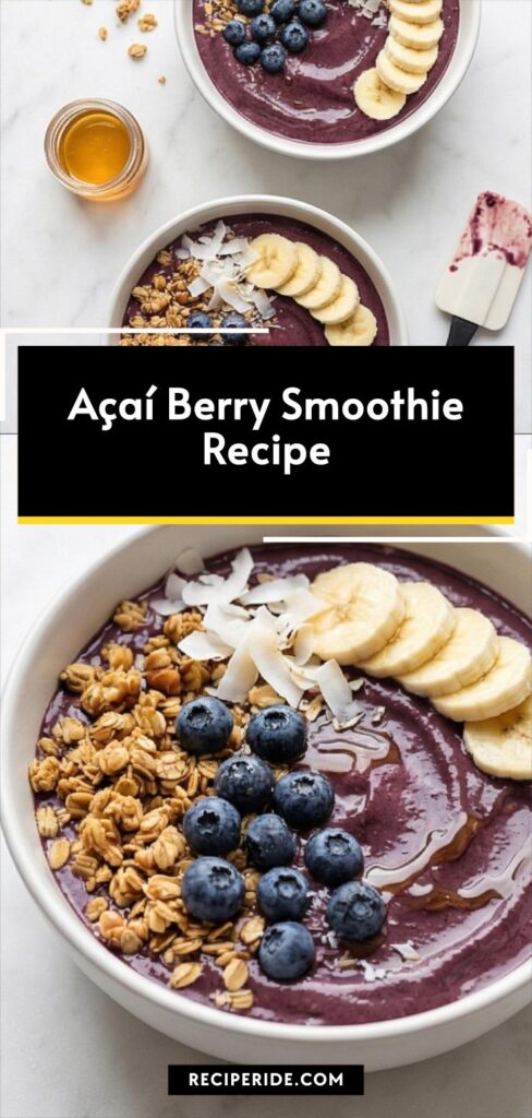Açaí Berry Smoothie Recipe