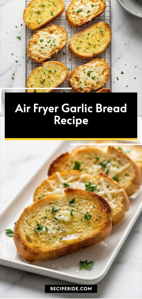 Air Fryer Garlic Bread Recipe