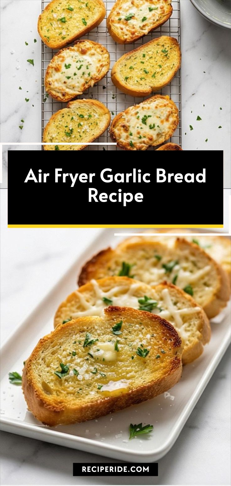 Air Fryer Garlic Bread Recipe