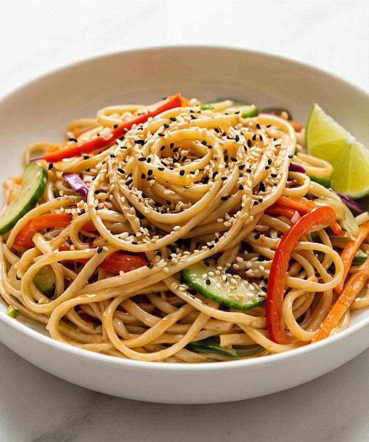 Asian Sesame Noodle Salad Recipe