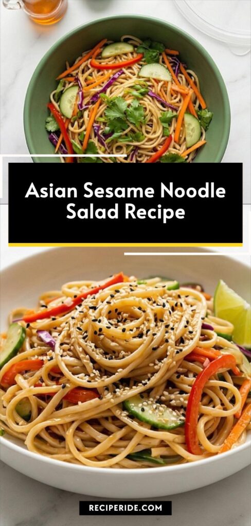 Asian Sesame Noodle Salad Recipe
