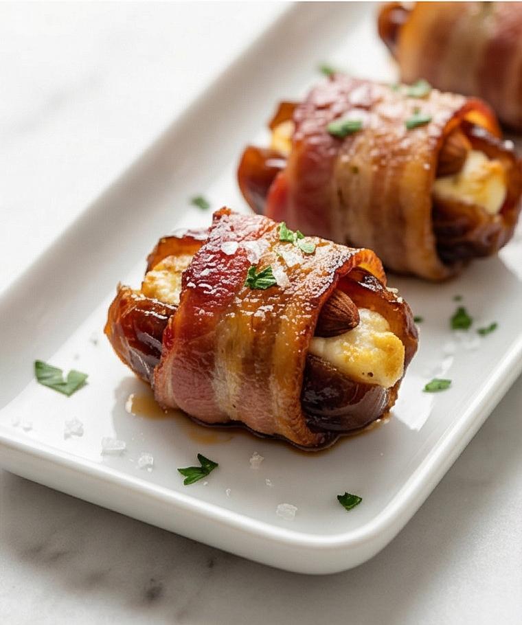 Bacon Wrapped Dates Recipe