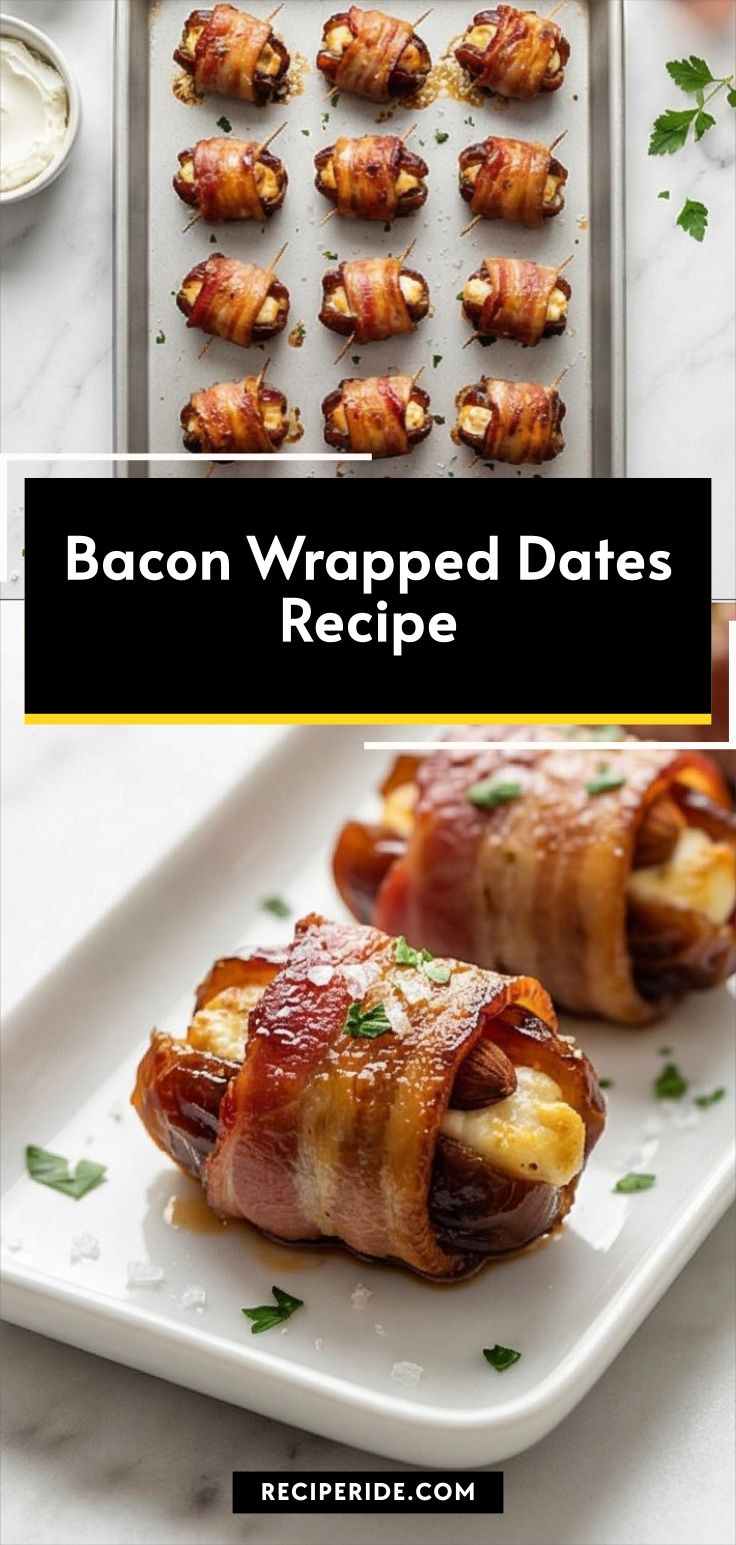 Bacon Wrapped Dates Recipe