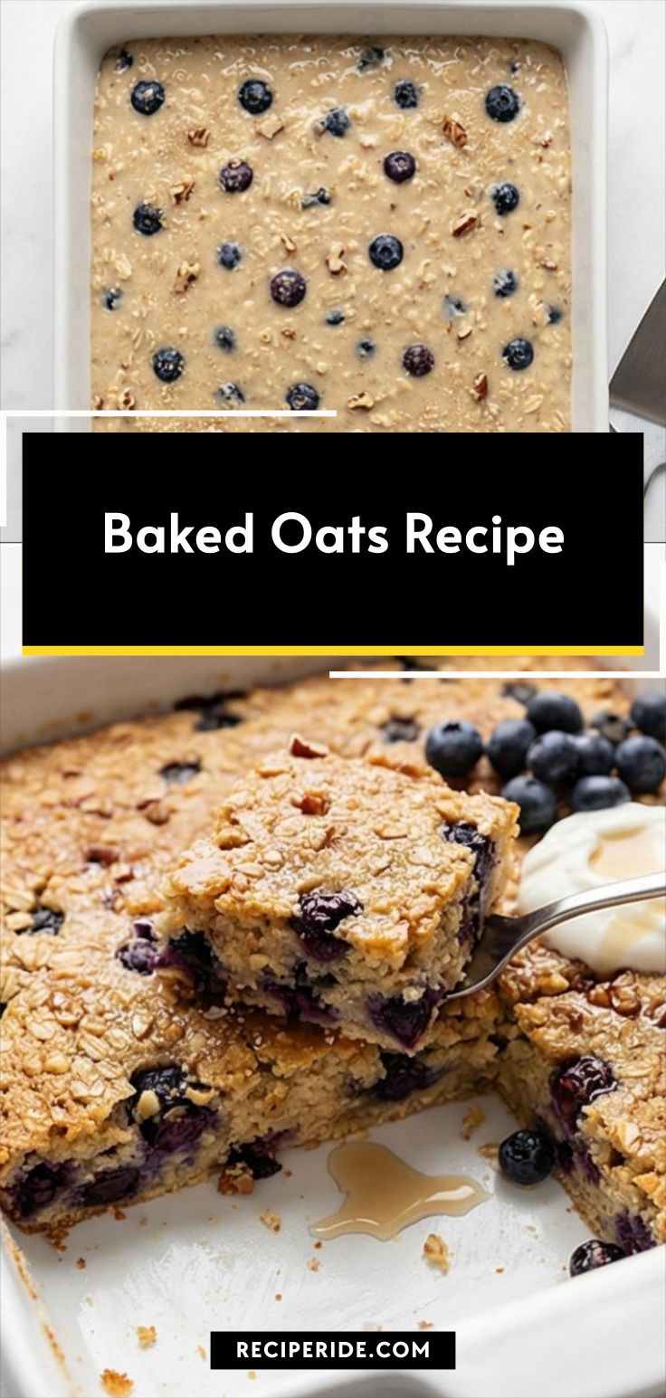 Baked Oats Recipe