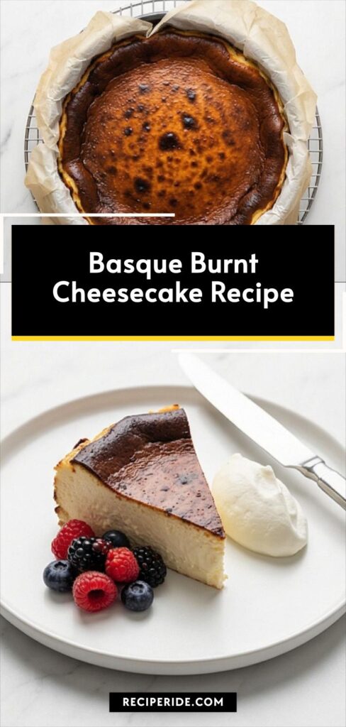 Basque Burnt Cheesecake Recipe