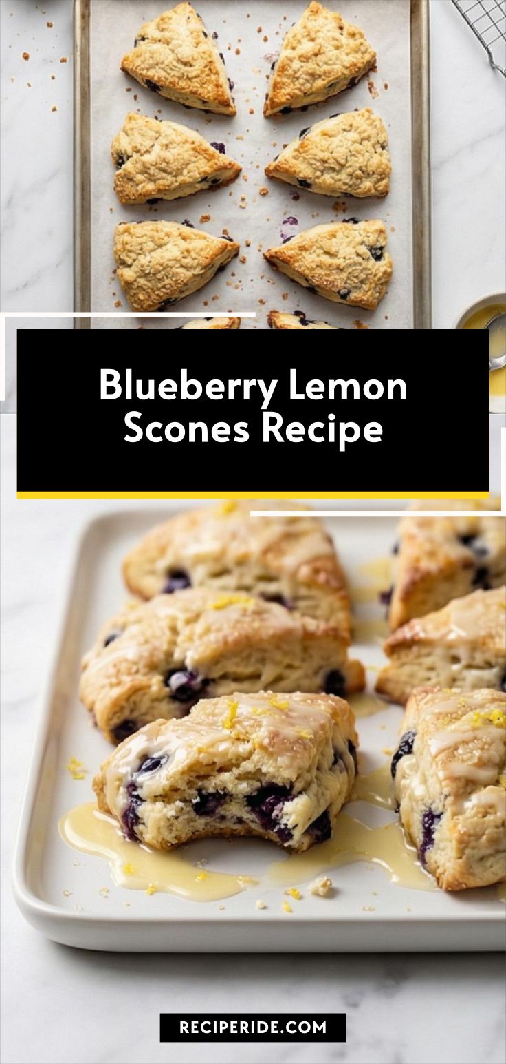 Blueberry Lemon Scones Recipe