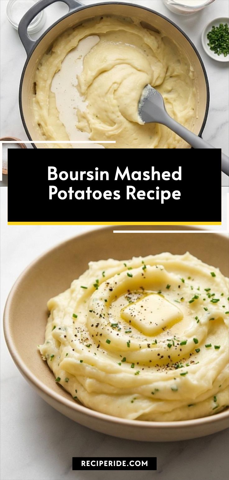 Boursin Mashed Potatoes Recipe