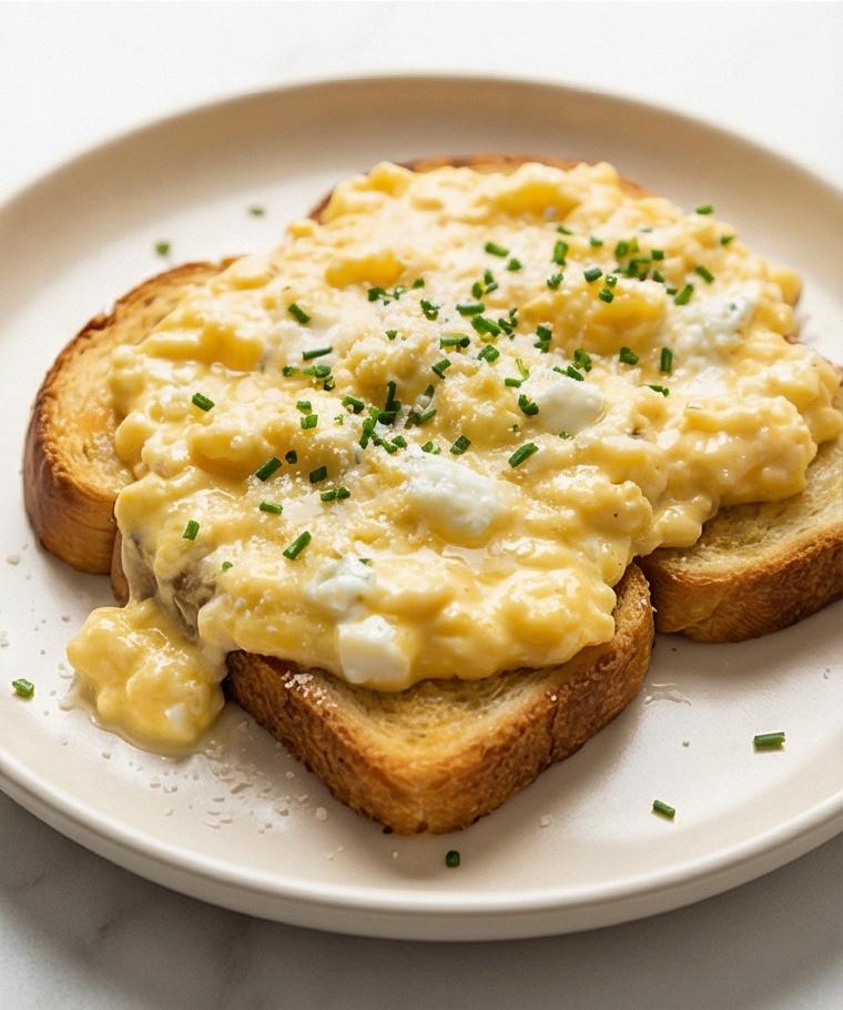 Boursin Scrambled Eggs Recipe
