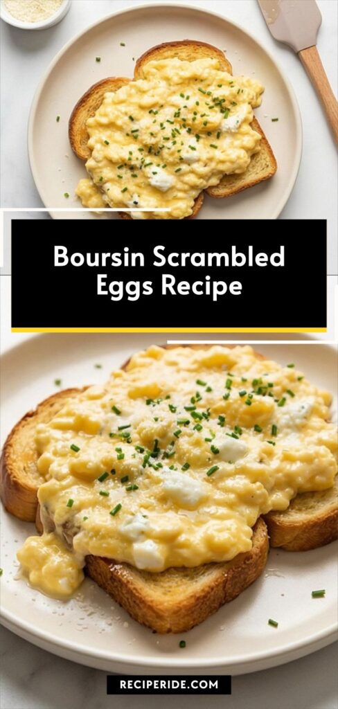 Boursin Scrambled Eggs Recipe