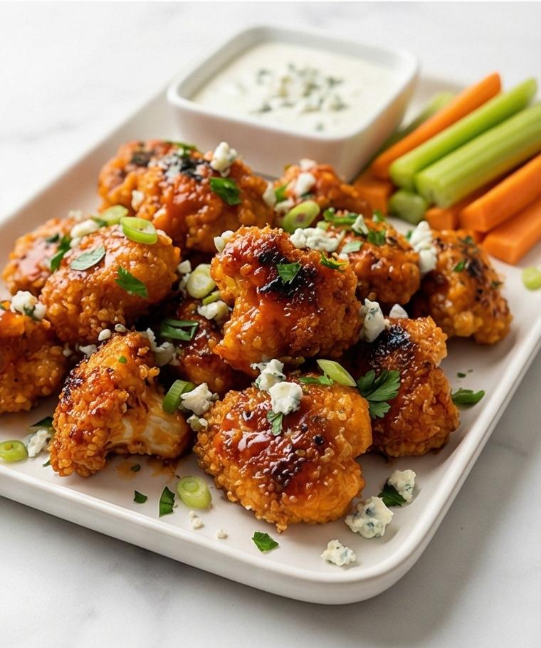 Buffalo Cauliflower Bites Recipe