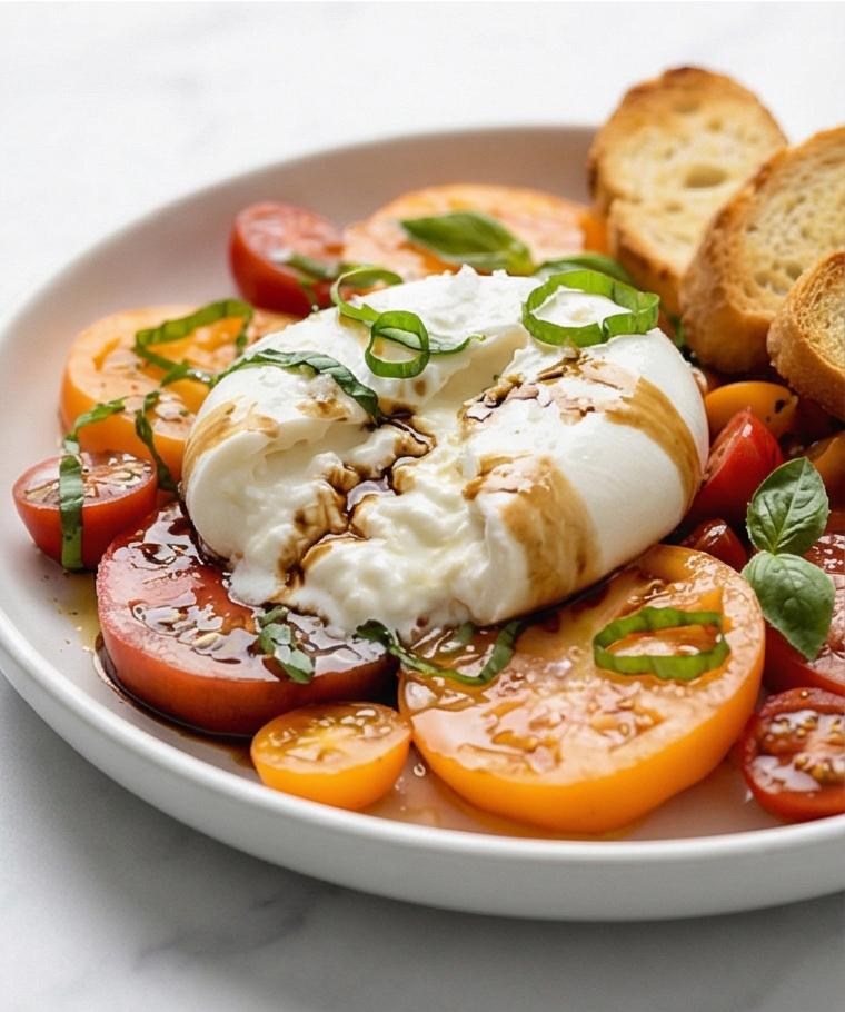 Burrata Caprese Salad Recipe