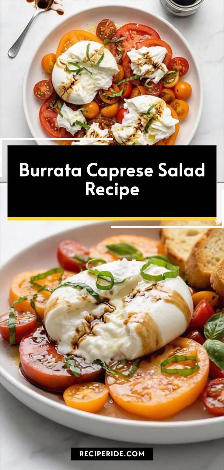 Burrata Caprese Salad Recipe