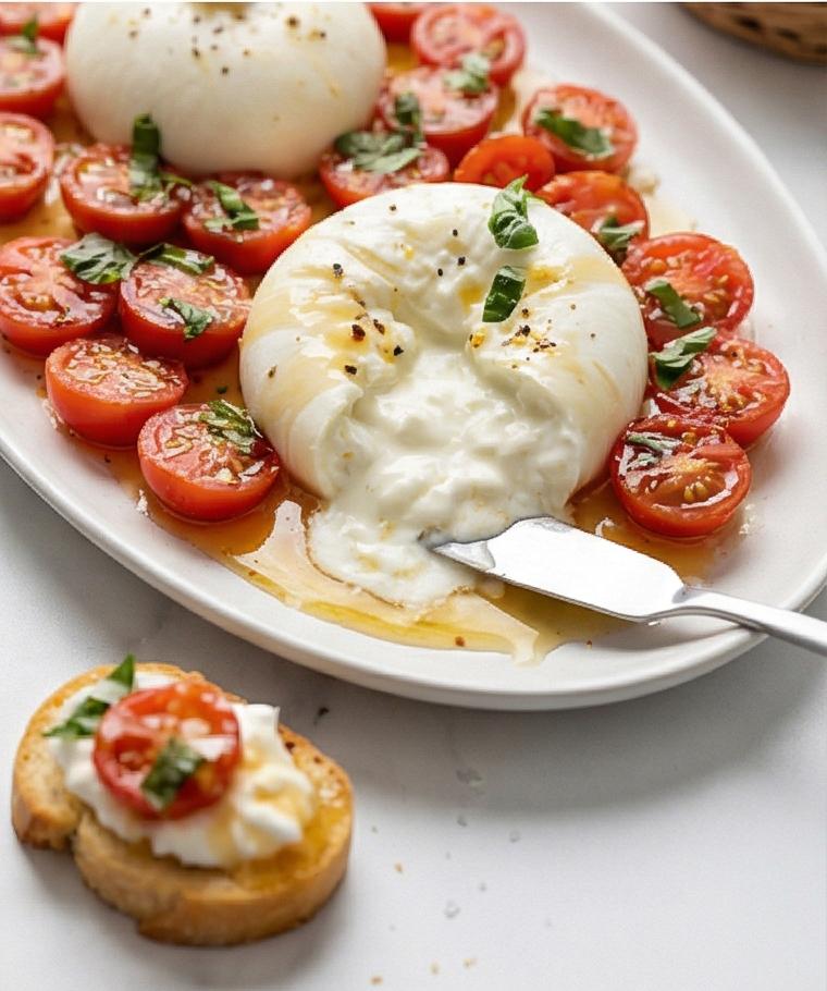 Burrata With Hot Honey Recipe