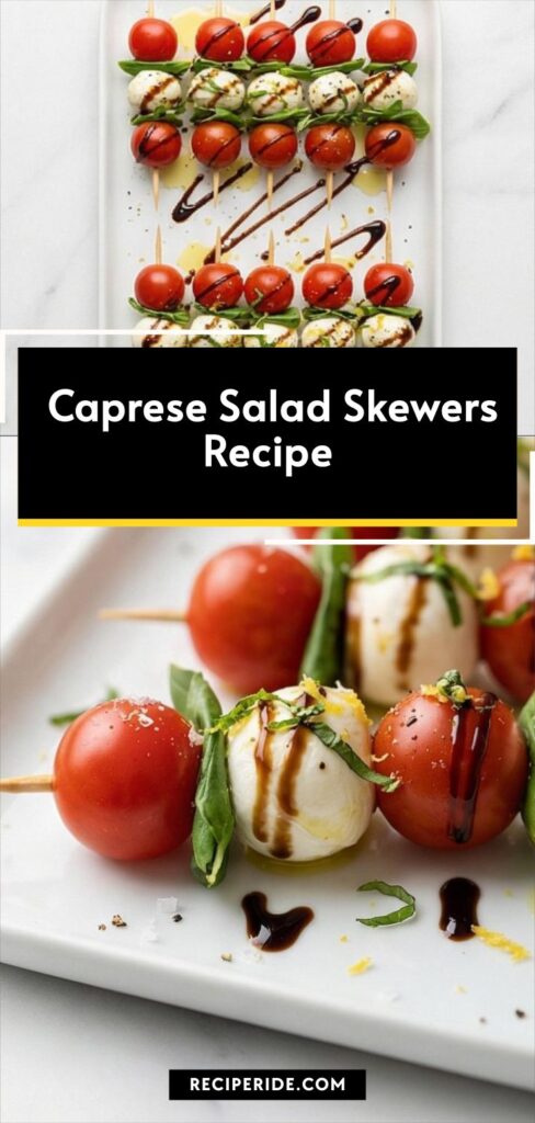 Caprese Salad Skewers Recipe