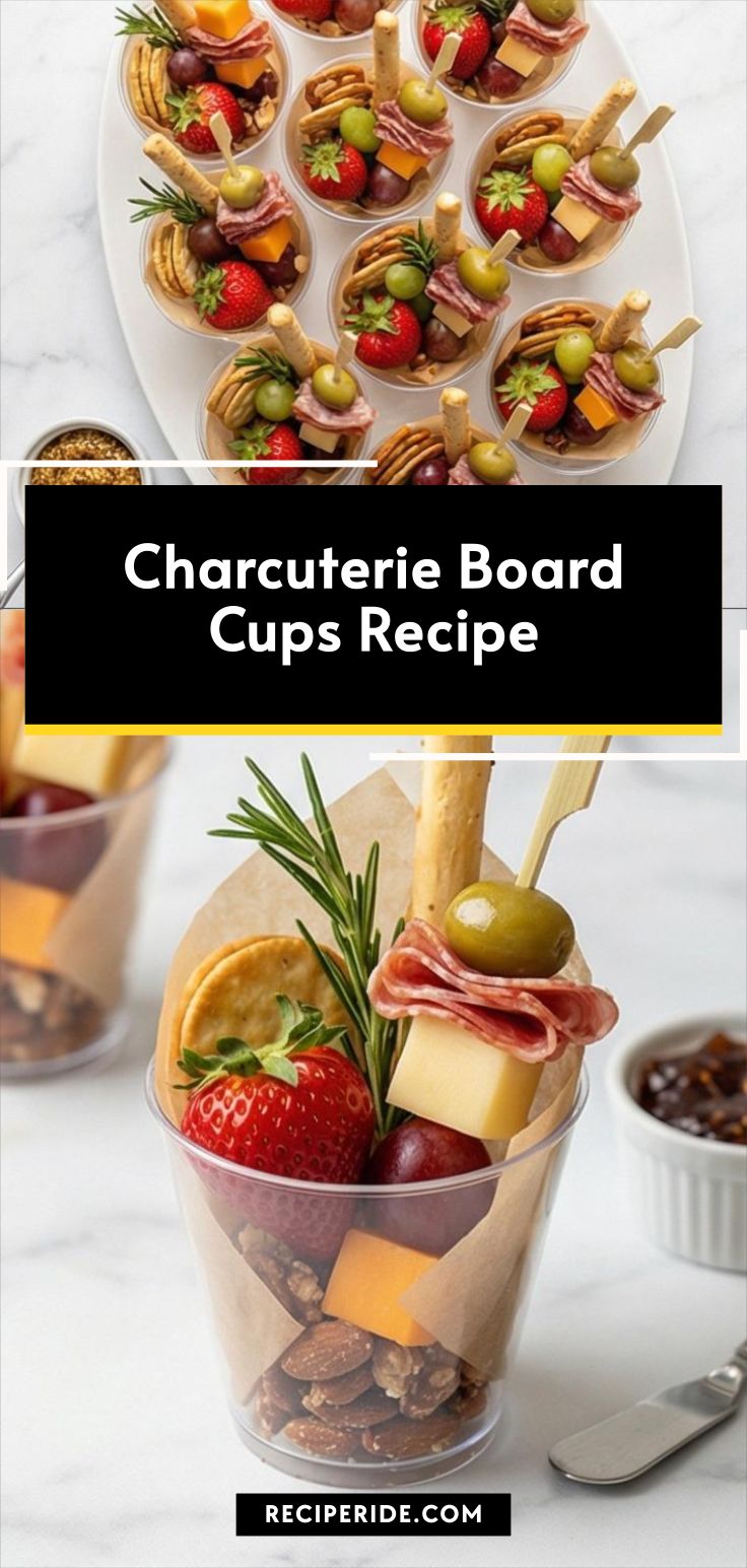 Charcuterie Board Cups Recipe