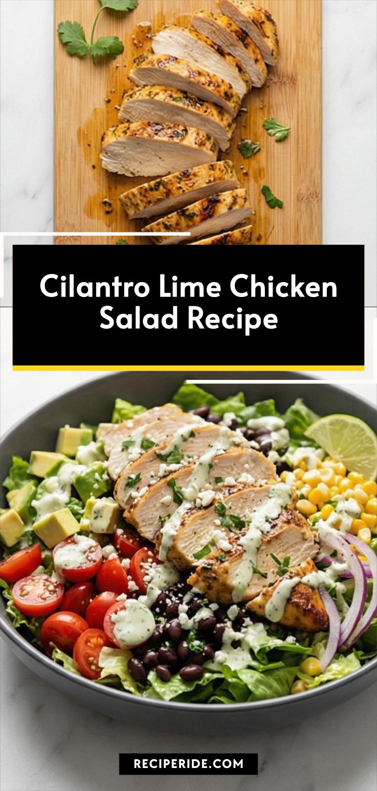 Cilantro Lime Chicken Salad Recipe