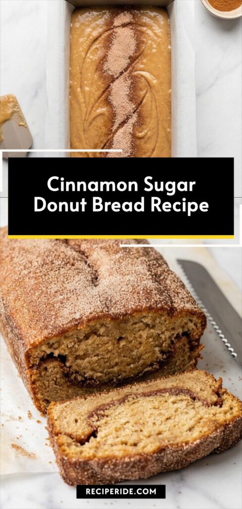 Cinnamon Sugar Donut Bread Recipe