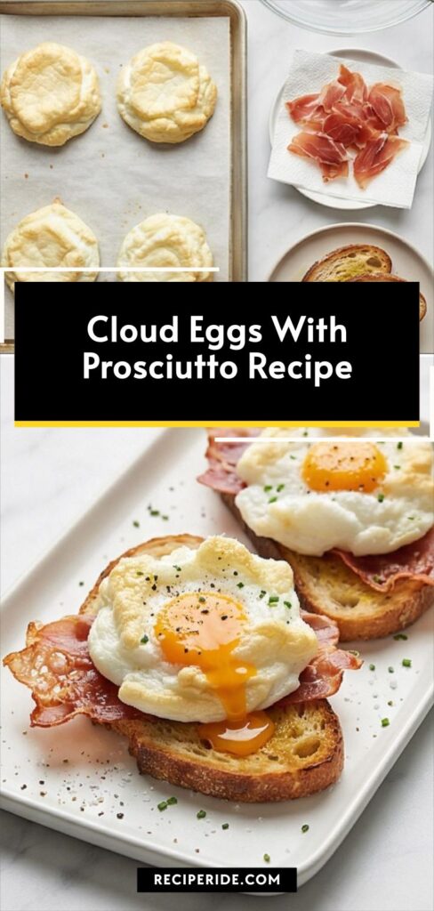 Cloud Eggs With Prosciutto Recipe
