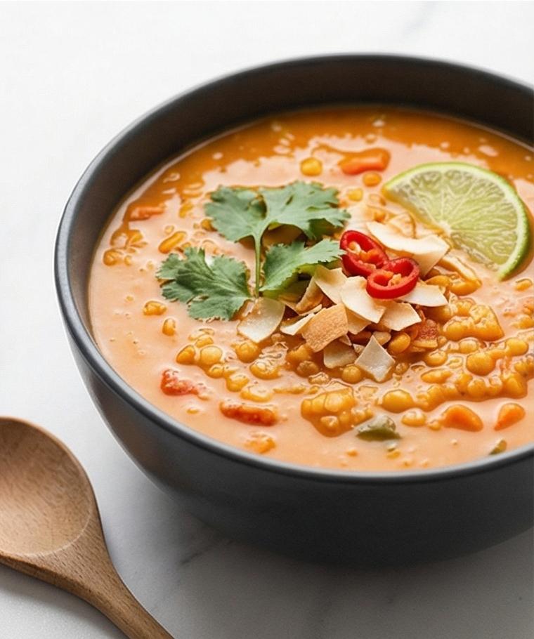 Coconut Curry Lentil Soup Recipe