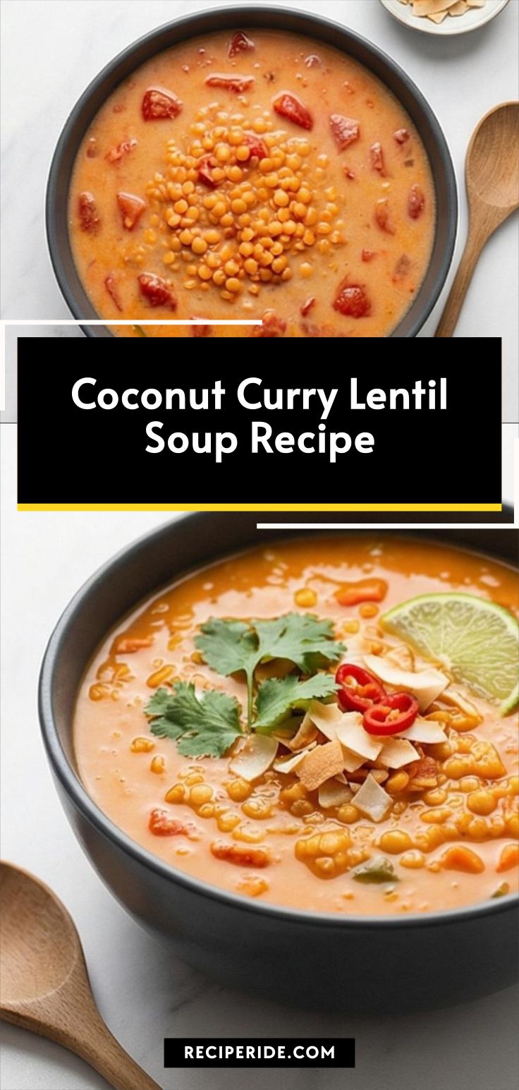 Coconut Curry Lentil Soup Recipe
