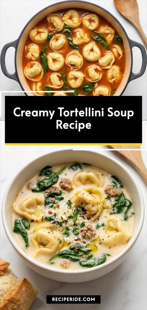 Creamy Tortellini Soup Recipe