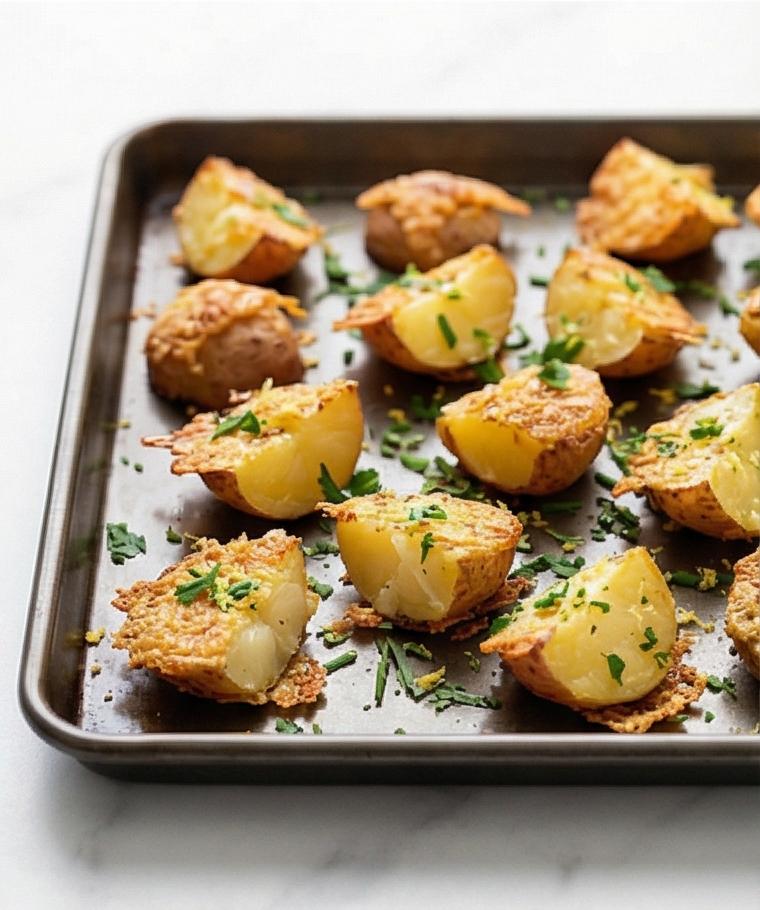 Crispy Parmesan Potatoes Recipe