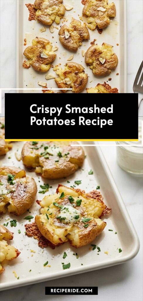 Crispy Smashed Potatoes Recipe