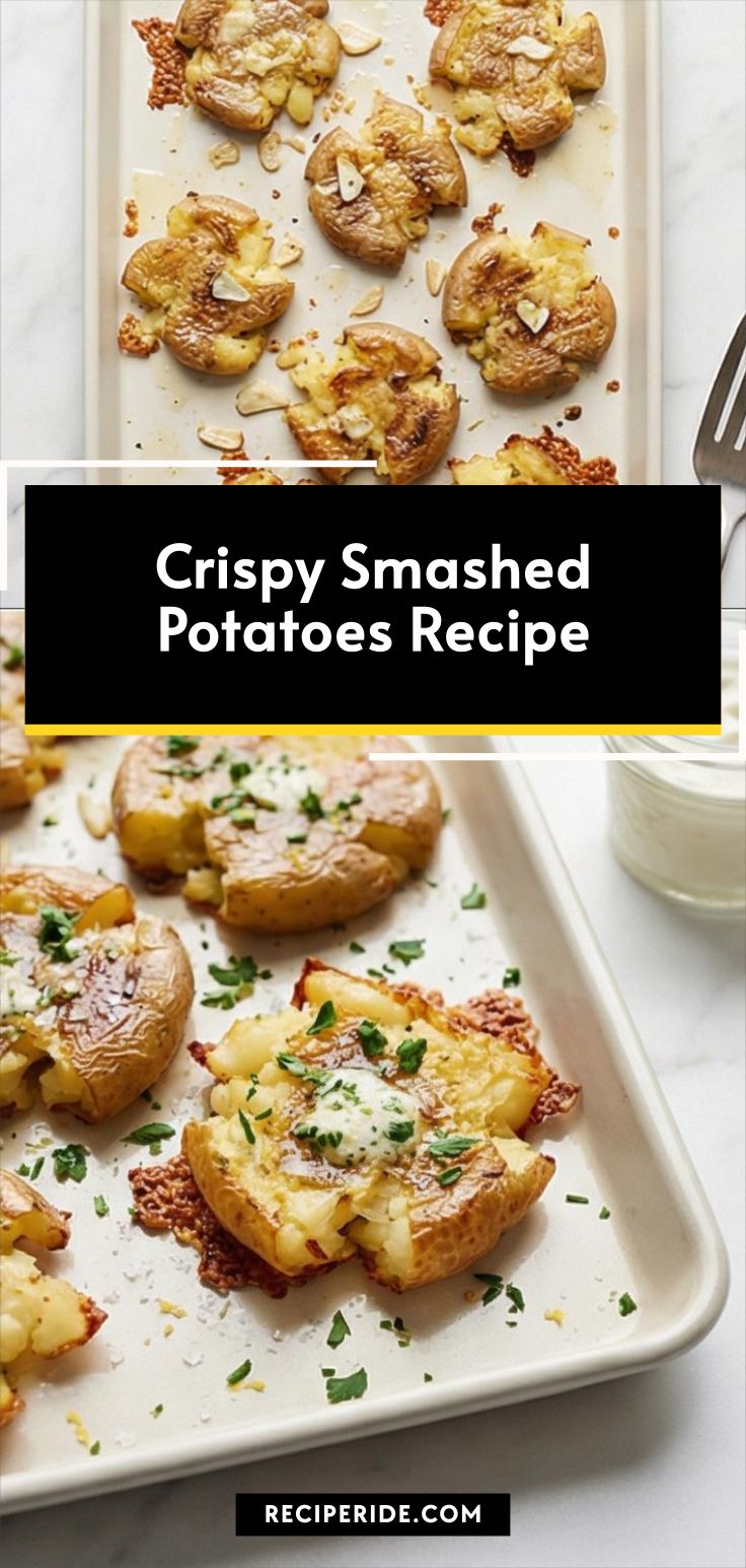 Crispy Smashed Potatoes Recipe