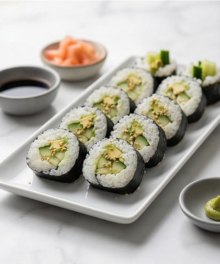 Cucumber Sushi Rolls Recipe