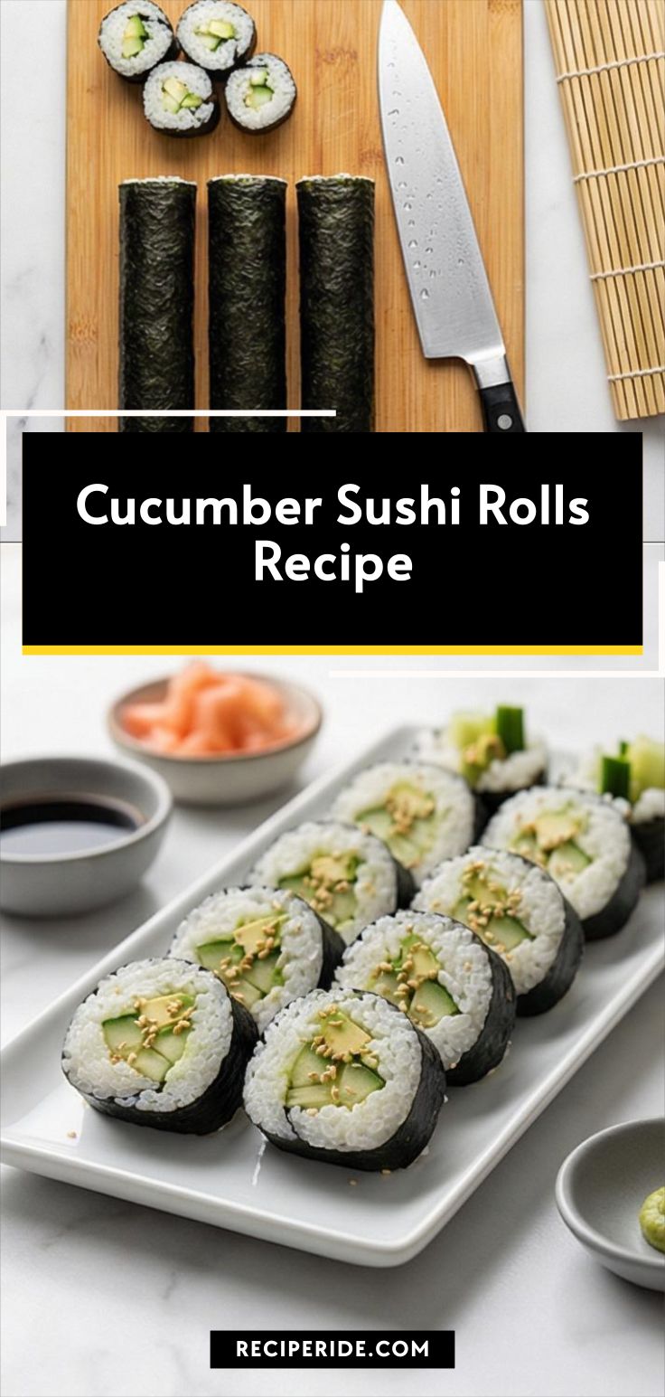 Cucumber Sushi Rolls Recipe