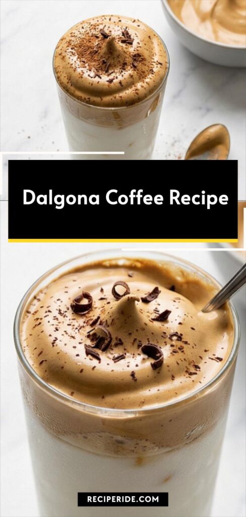 Dalgona Coffee Recipe