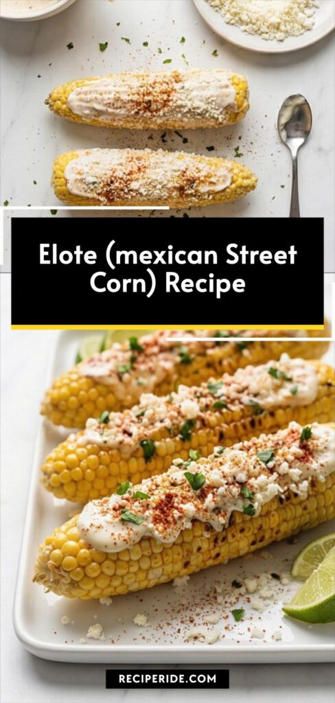 Elote (mexican Street Corn) Recipe