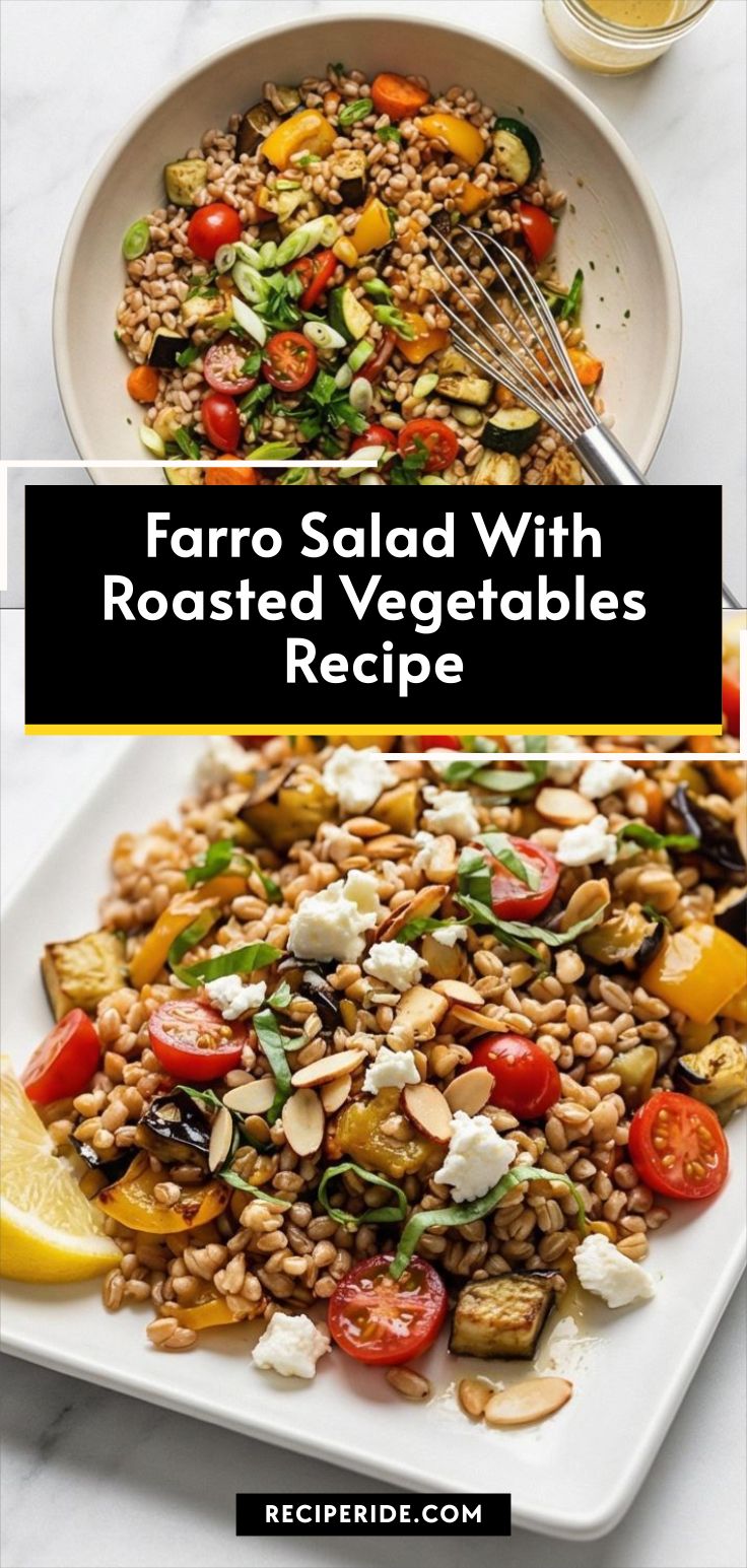 Farro Salad With Roasted Vegetables Recipe