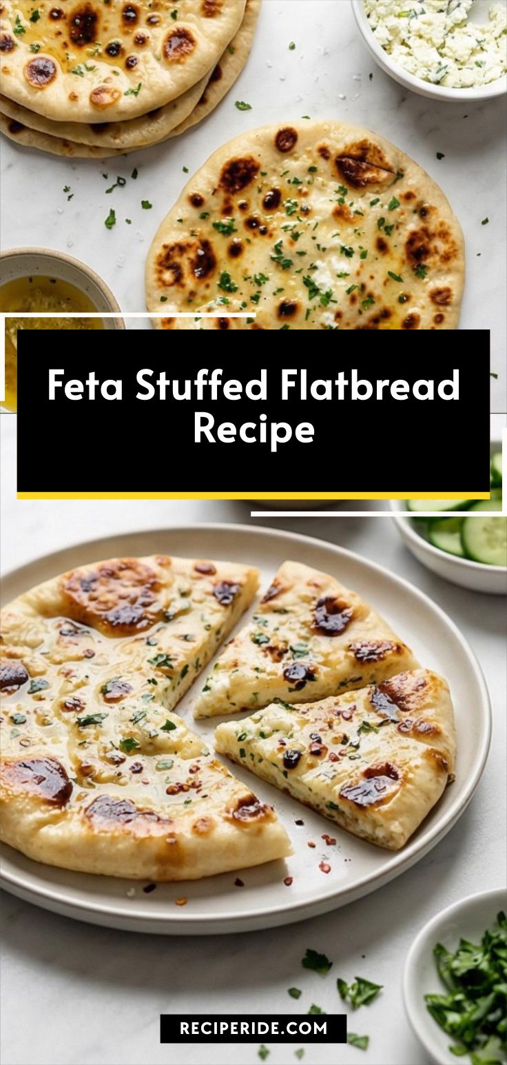 Feta Stuffed Flatbread Recipe