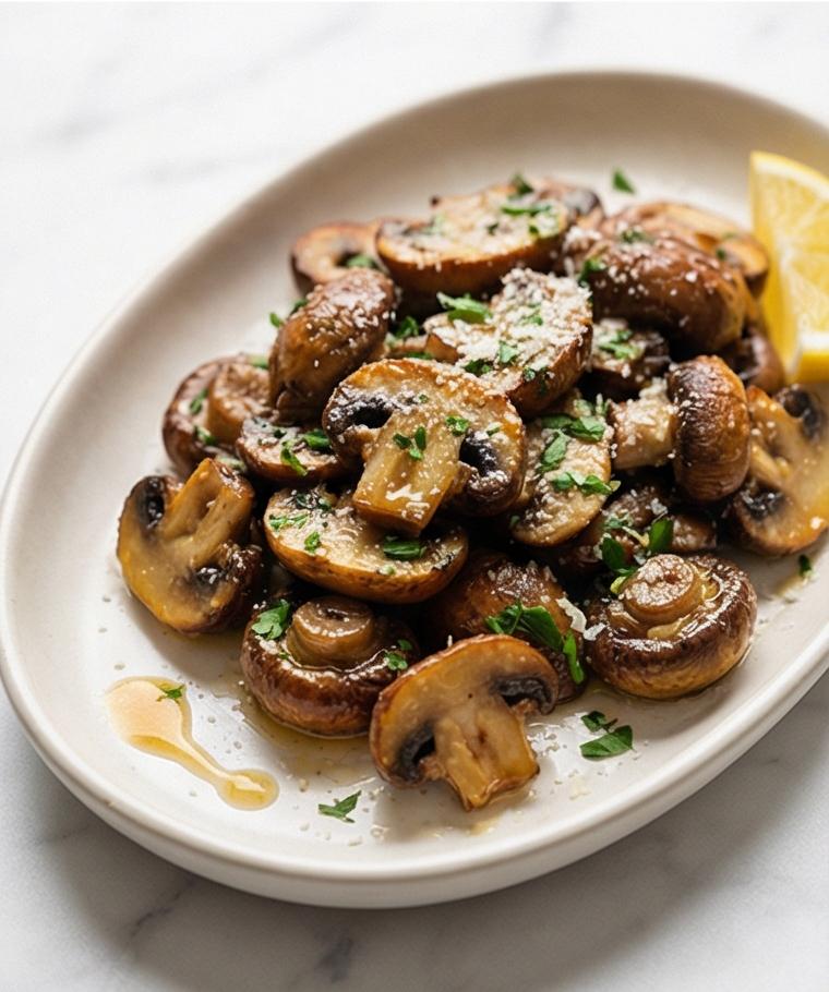 Garlic Butter Mushrooms Recipe