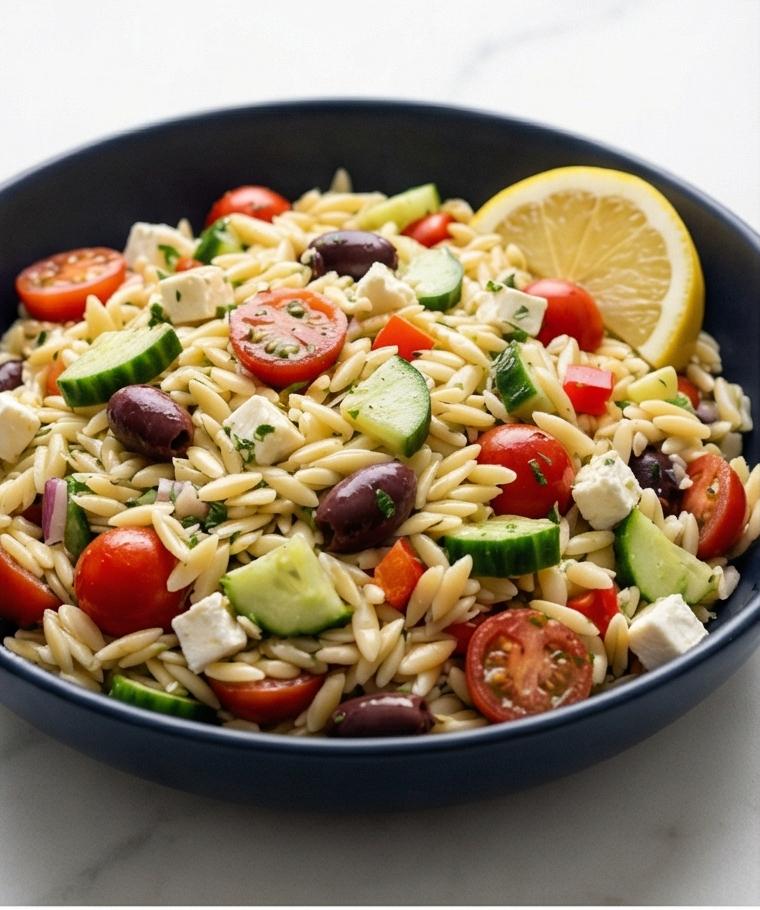 Greek Orzo Salad Recipe