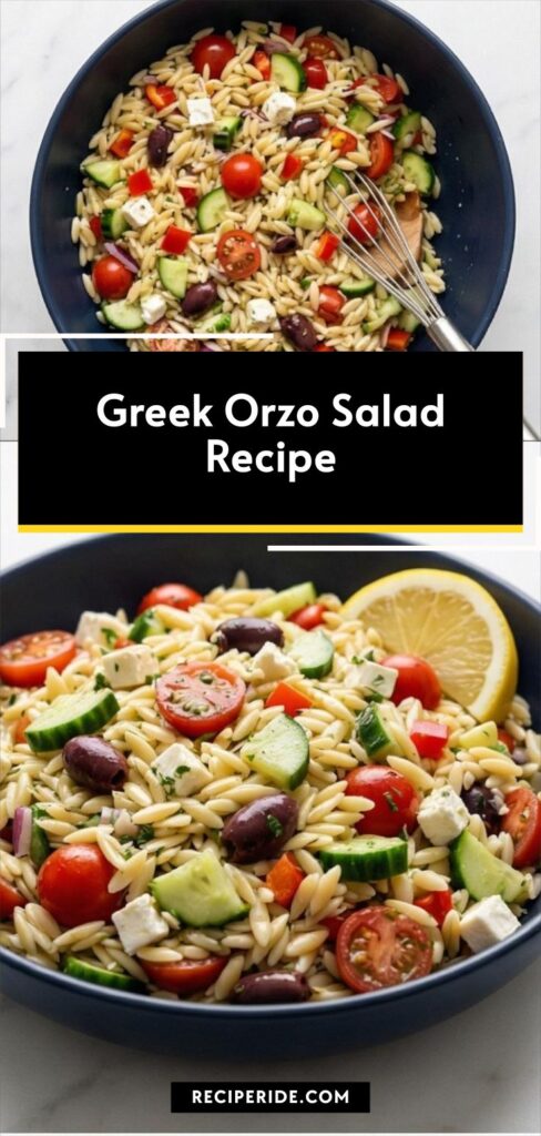 Greek Orzo Salad Recipe