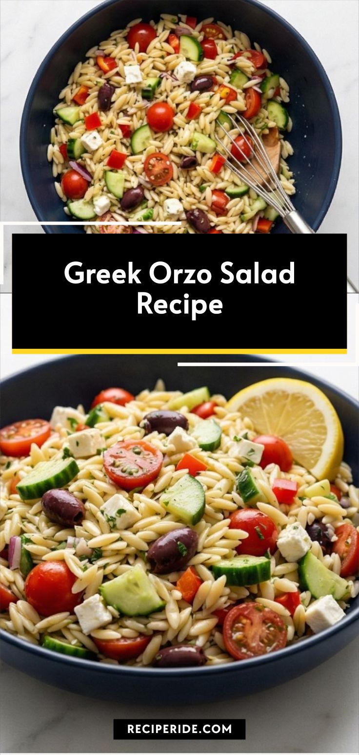Greek Orzo Salad Recipe