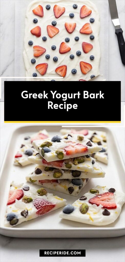 Greek Yogurt Bark Recipe