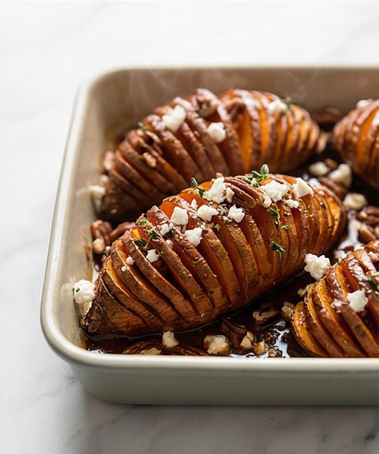 Hasselback Sweet Potatoes Recipe
