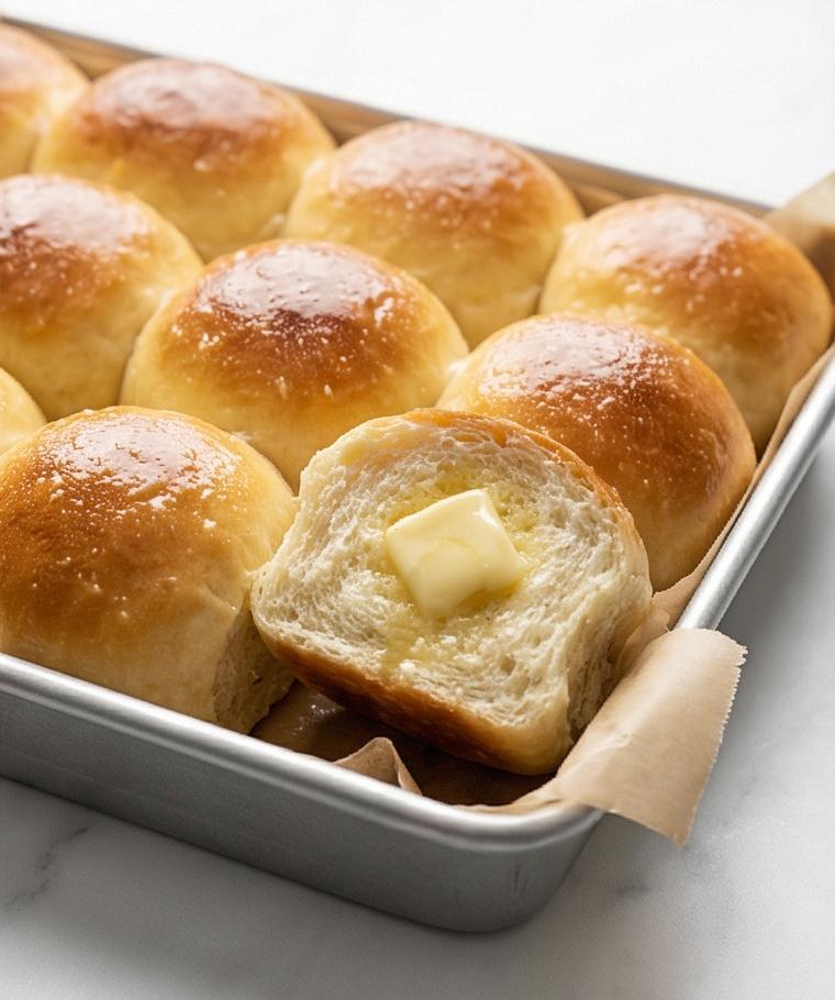 Hokkaido Milk Bread Rolls Recipe