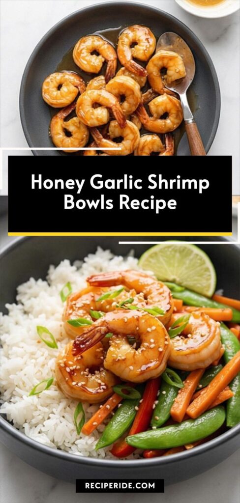 Honey Garlic Shrimp Bowls Recipe