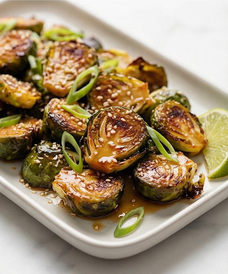 Honey Sriracha Brussels Sprouts Recipe