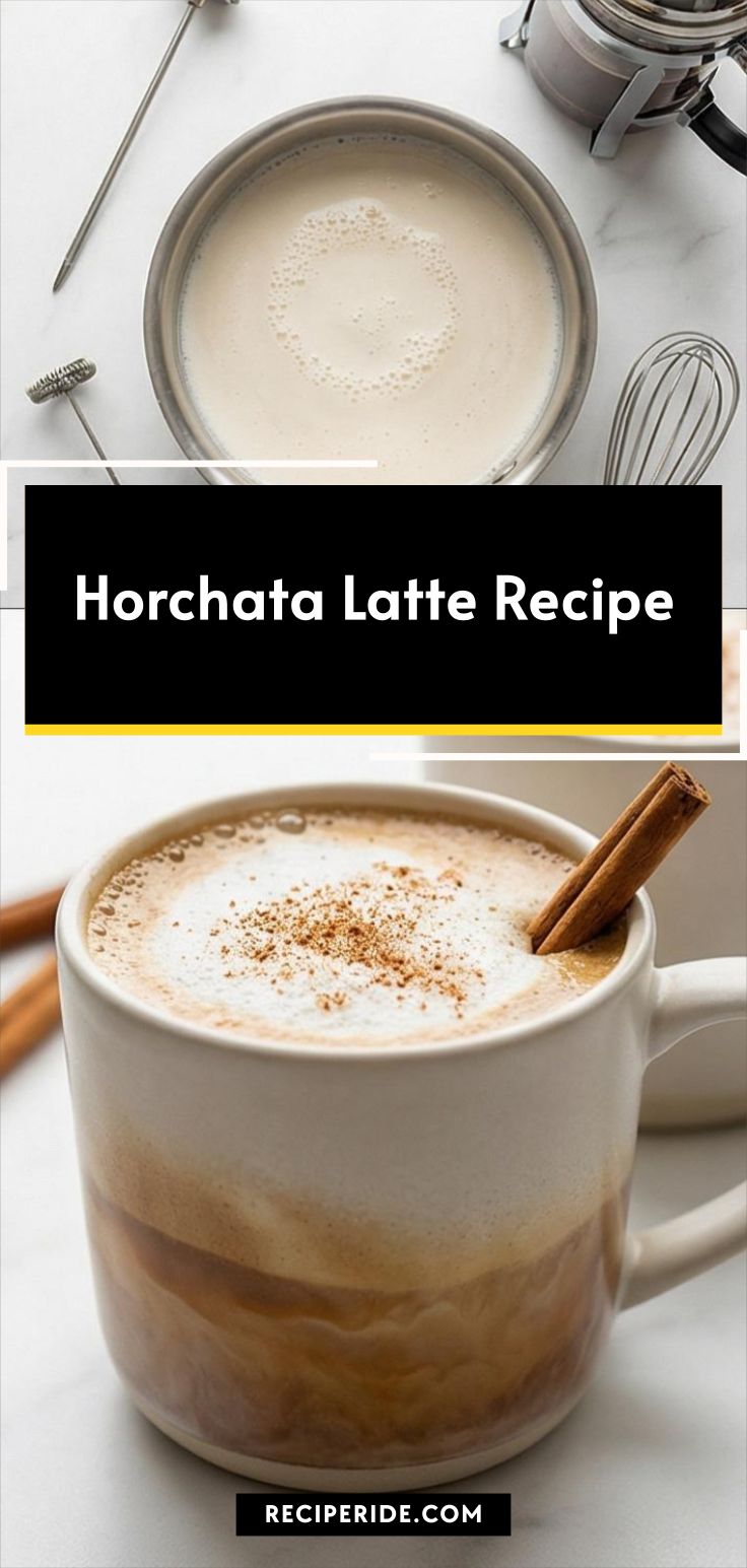 Horchata Latte Recipe