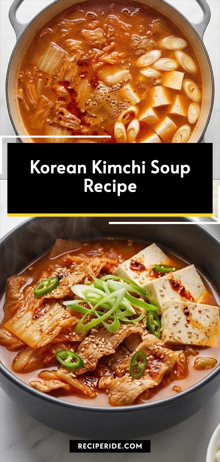 Korean Kimchi Soup Recipe