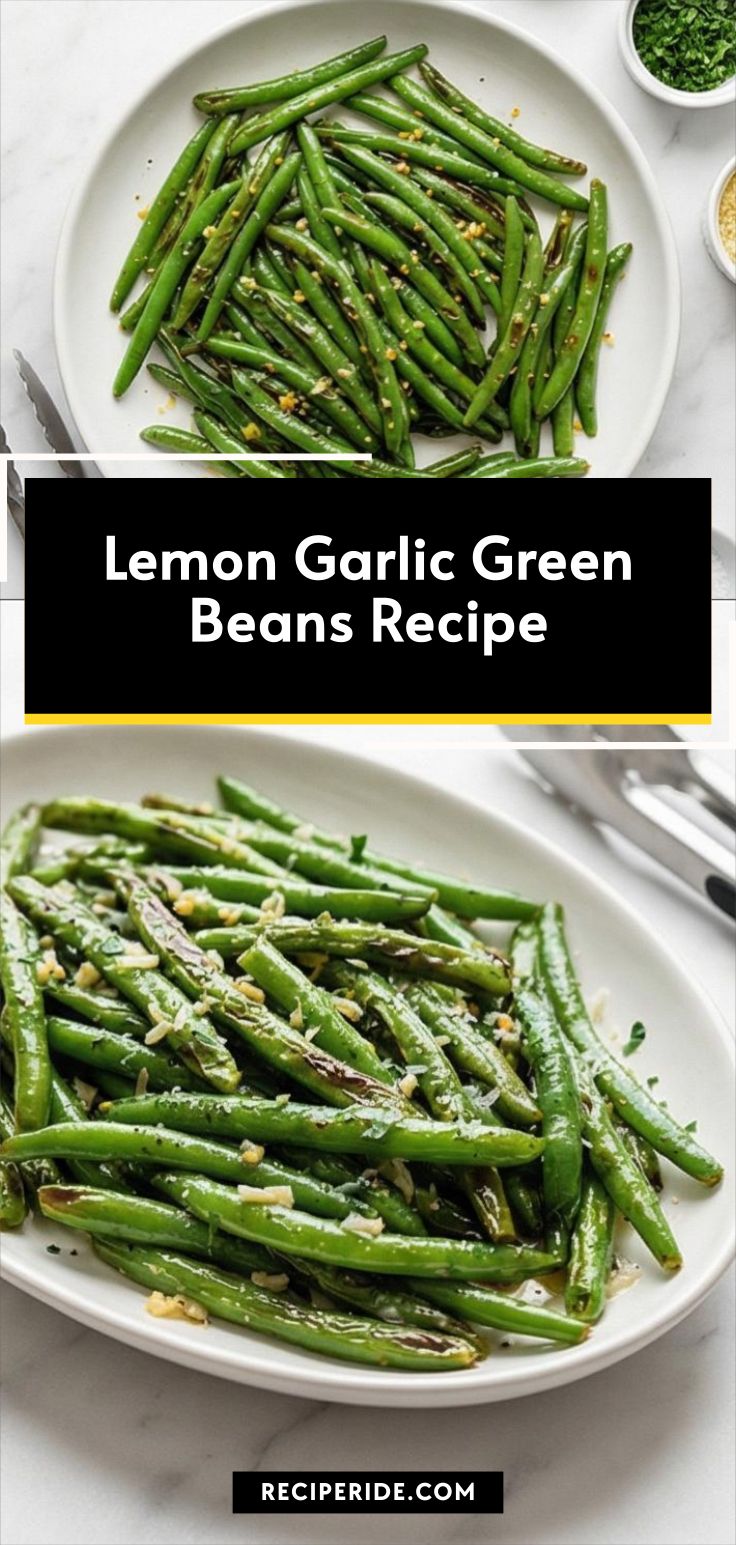 Lemon Garlic Green Beans Recipe