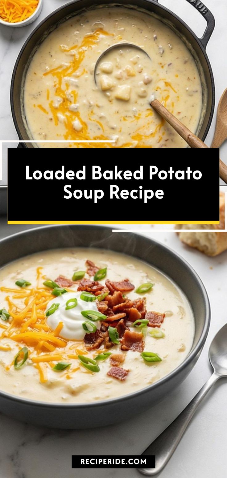 Loaded Baked Potato Soup Recipe