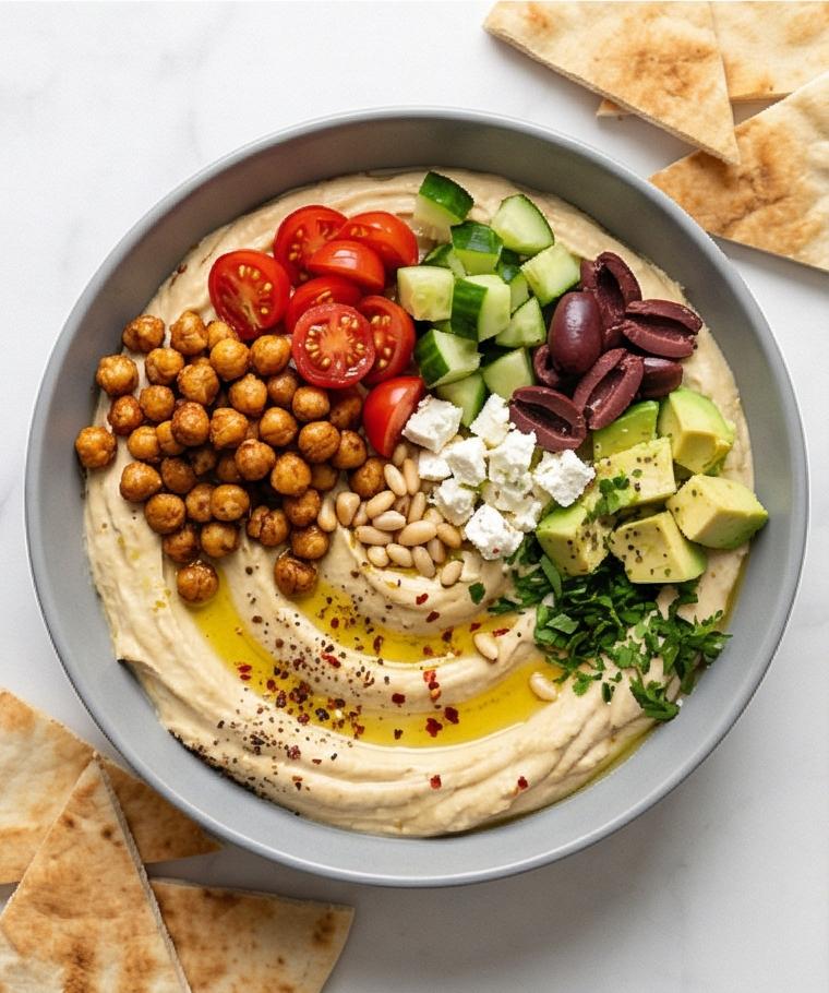 Loaded Hummus Bowl Recipe