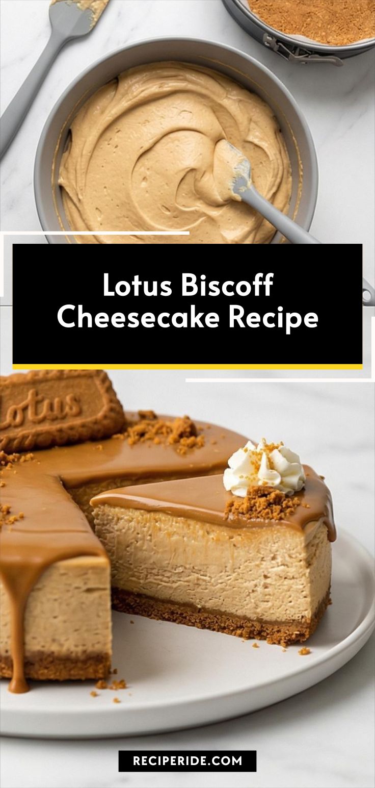 Lotus Biscoff Cheesecake Recipe