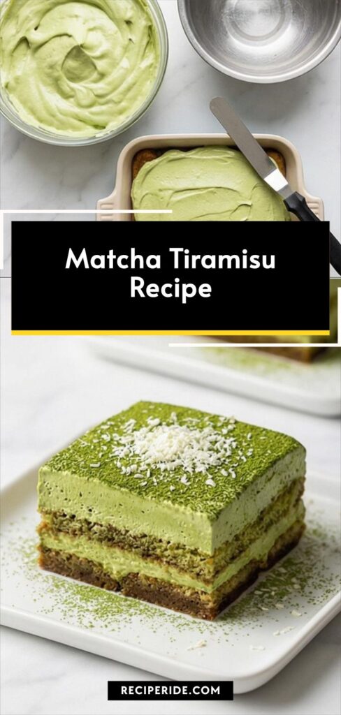 Matcha Tiramisu Recipe